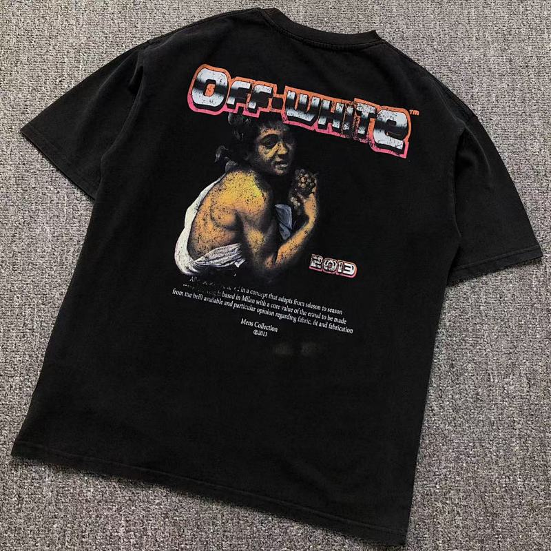OFF-WHITE T-SHIRT 502210119（im 170cm 57kg i wear size S in the phot）