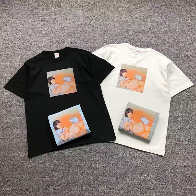 SUPREME T-SHIRT 215300502（im 170cm 60kg i wear size XL in the phot）