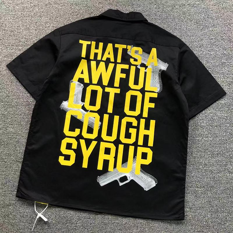 COUGH SYRUP SHIRT 3205124072（im 170cm 60kg i wear size M in the phot）