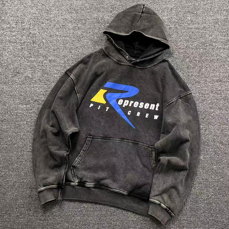 REPRESENT HOODIE 510032391（im 170cm 60kg i wear size S in the phot）