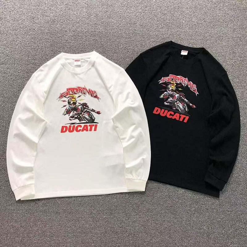 SUPREME LONG SLEEVED 582007123（im 170cm 60kg i wear size M in the phot）
