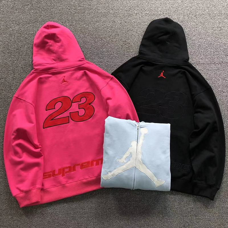 SUPREME AIR JORDAN HOODIE 1271401159（im 170cm 60kg i wear size M in the phot）