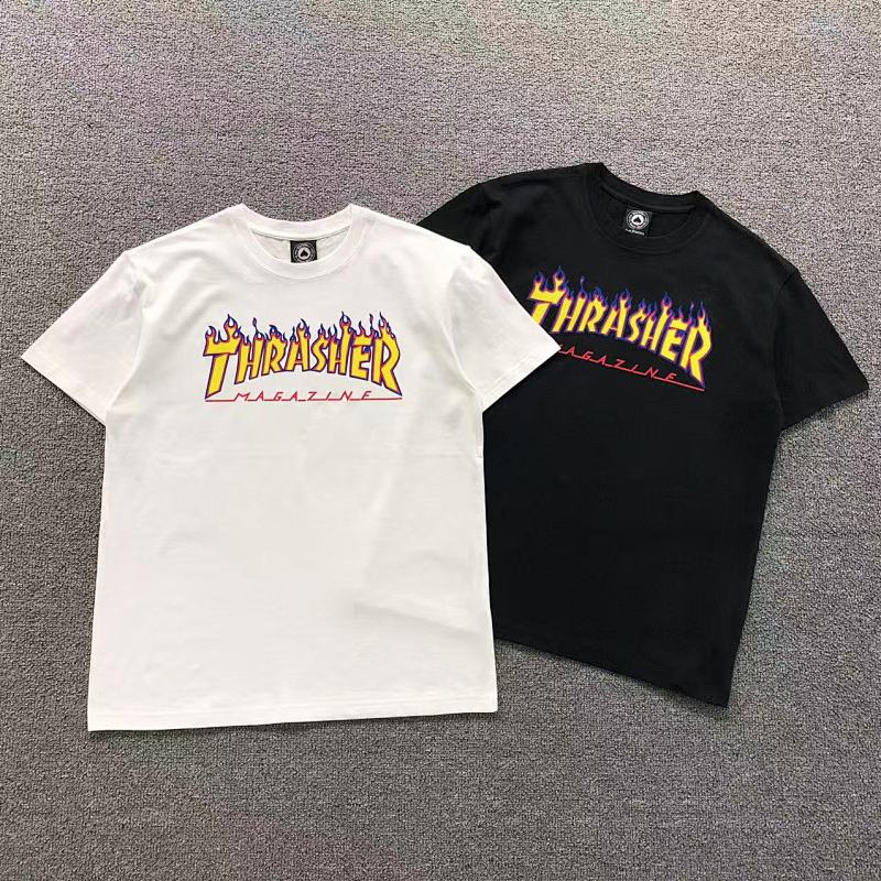 THRASHER T-SHIRT 41060917121（im 170cm 60kg i wear size M in the phot）