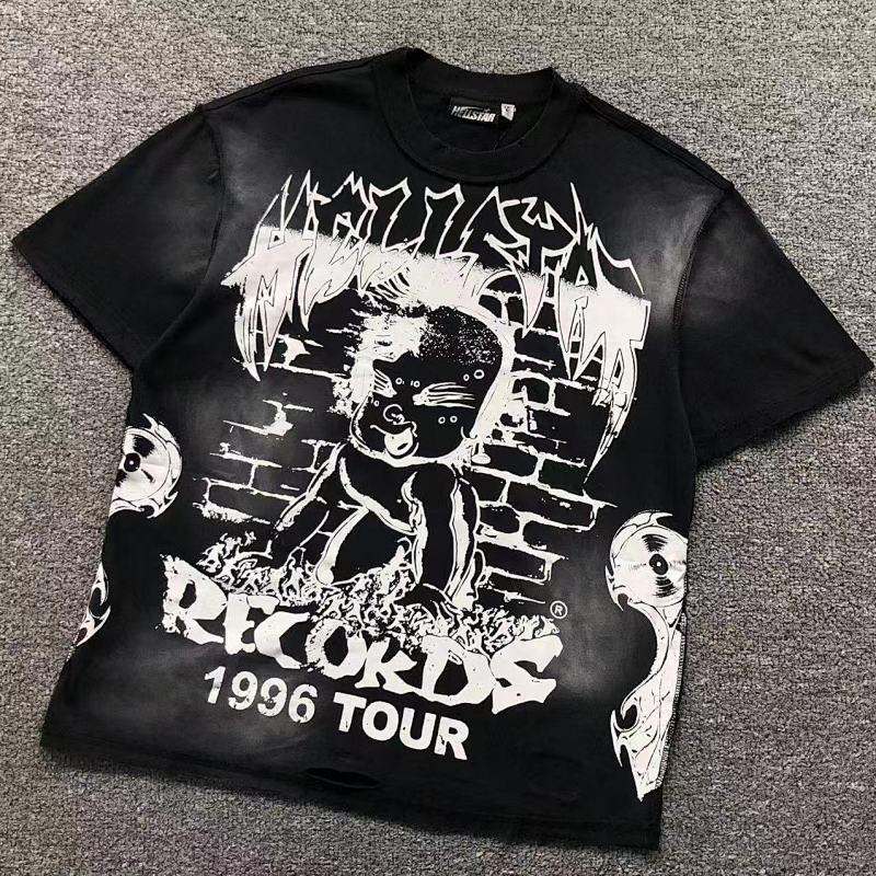 HELLSTAR T-SHIRT 3110212217（im 170cm 60kg i wear size S in the phot）