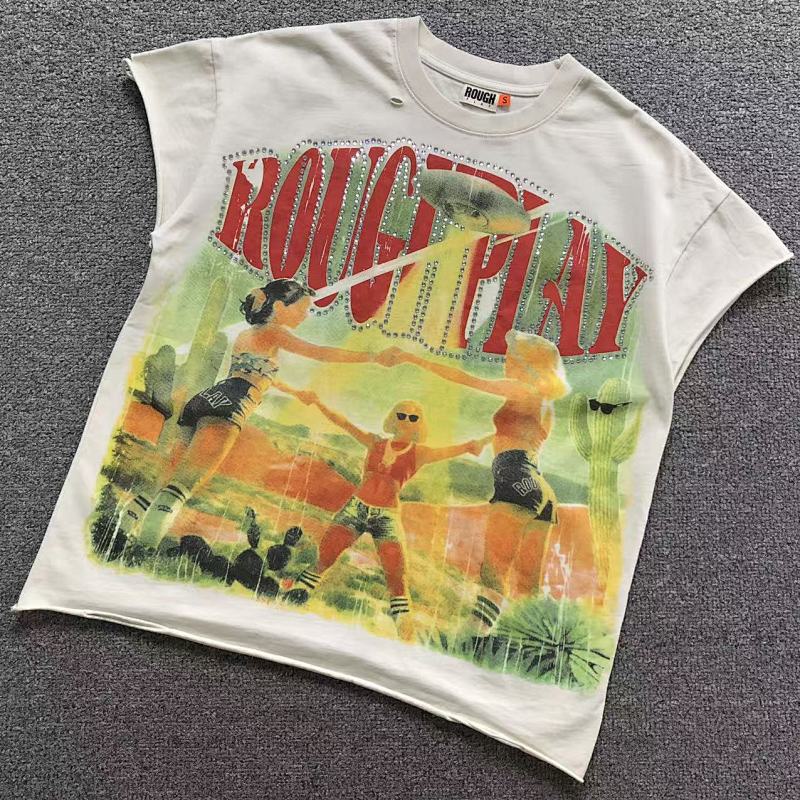 ROUGH PLAY T-SHIRT 5212026168（im 170cm 60kg i wear size S in the phot）