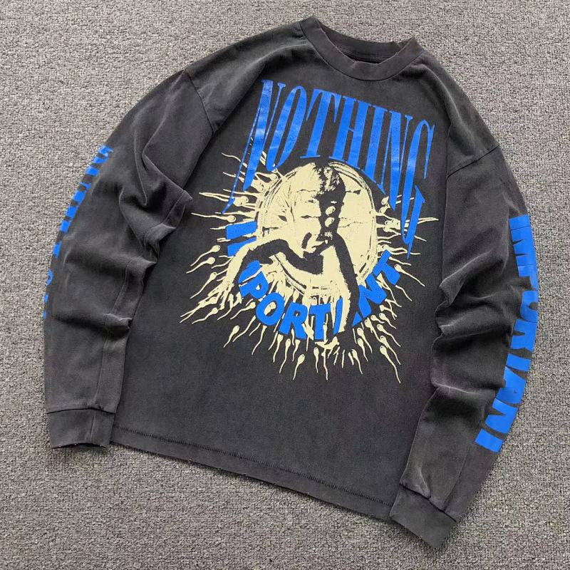 SAINT MICHAEL LONG SLEEVED 41040503417（im 170cm 60kg i wear size S in the phot）