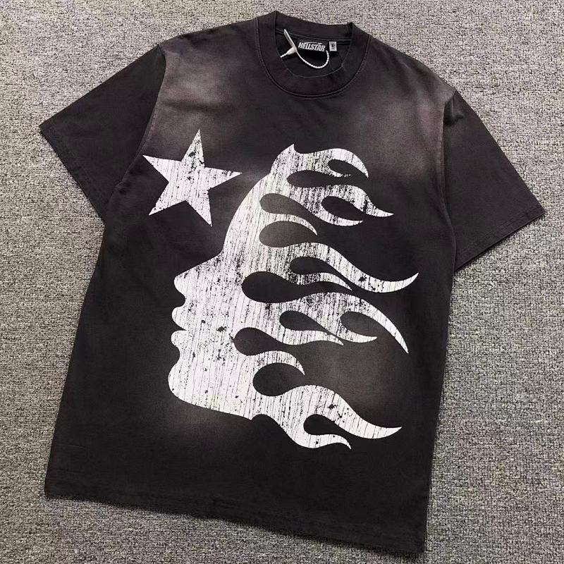 HELLSTAR T-SHIRT 3111012072（im 170cm 60kg i wear size M in the phot）