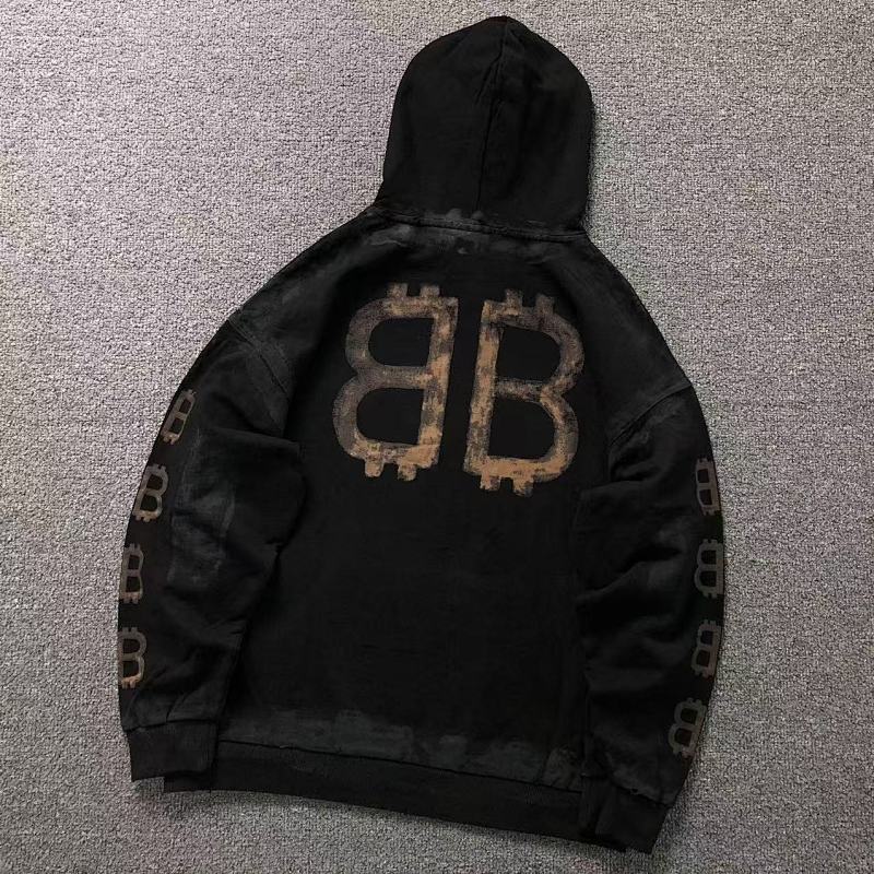 BALENCIAGA HOODIE 4122719163（im 170cm 60kg i wear size XS in the phot）