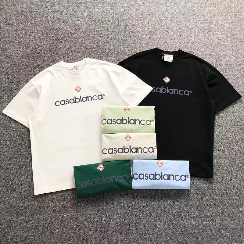 CASABLANCA T-SHIRT 52071831127（im 170cm 60kg i wear size L in the phot）