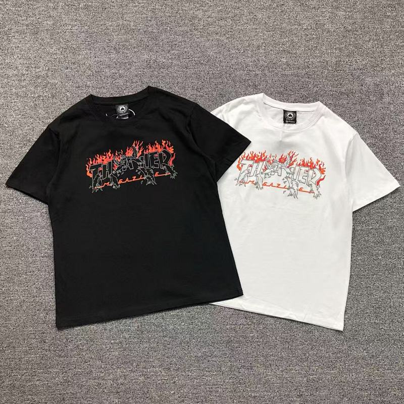 THRASHER T-SHIRT 41060908121（im 170cm 60kg i wear size M in the phot）