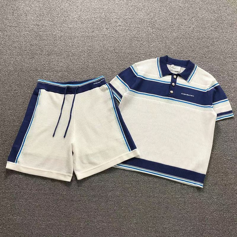 CASABLANCA T-SHIRT SHORTS 3205162621（im 170cm 60kg i wear size L in the phot）