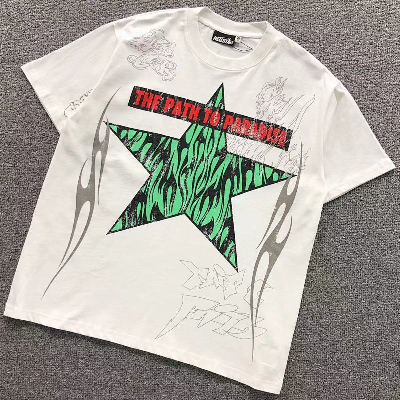 HELLSTAR T-SHIRT 505260617（im 170cm 60kg i wear size S in the phot）