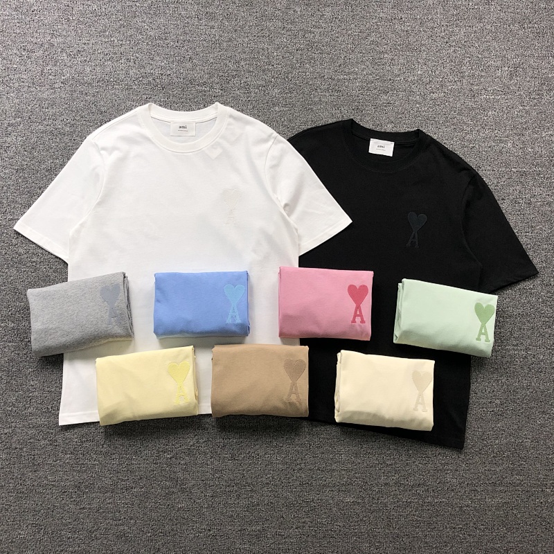 AMI T-SHIRT 504080588（im 170cm 60kg i wear size S in the phot）