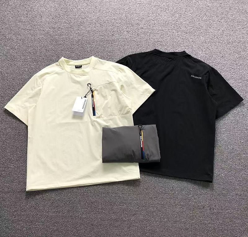 SALOMON T-SHIRT 22050603001（im 170cm 60kg i wear size S in the phot）
