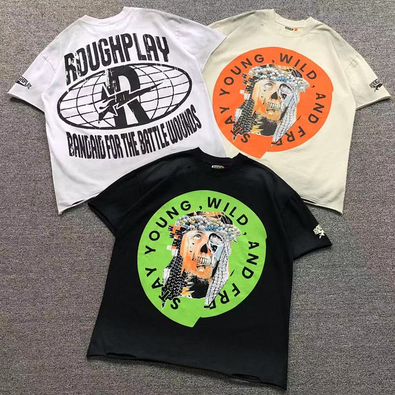 ROUGH PLAY T-SHIRT 5212006168（im 170cm 60kg i wear size S in the phot）