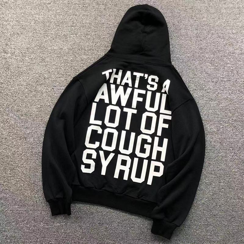 COUGH SYRUP HOODIE 3109204372（im 170cm 60kg i wear size M in the phot）