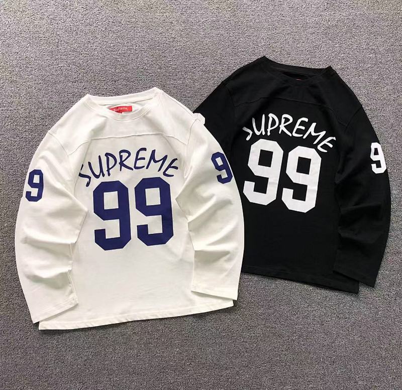 SUPREME LONG SLEEVED 4105240877（im 170cm 60kg i wear size M in the phot）