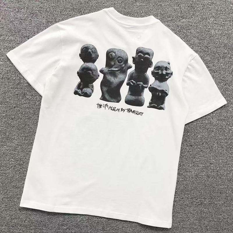 TRAVIS SCOTT T-SHIRT 411134946（im 170cm 57kg i wear size S in the phot）