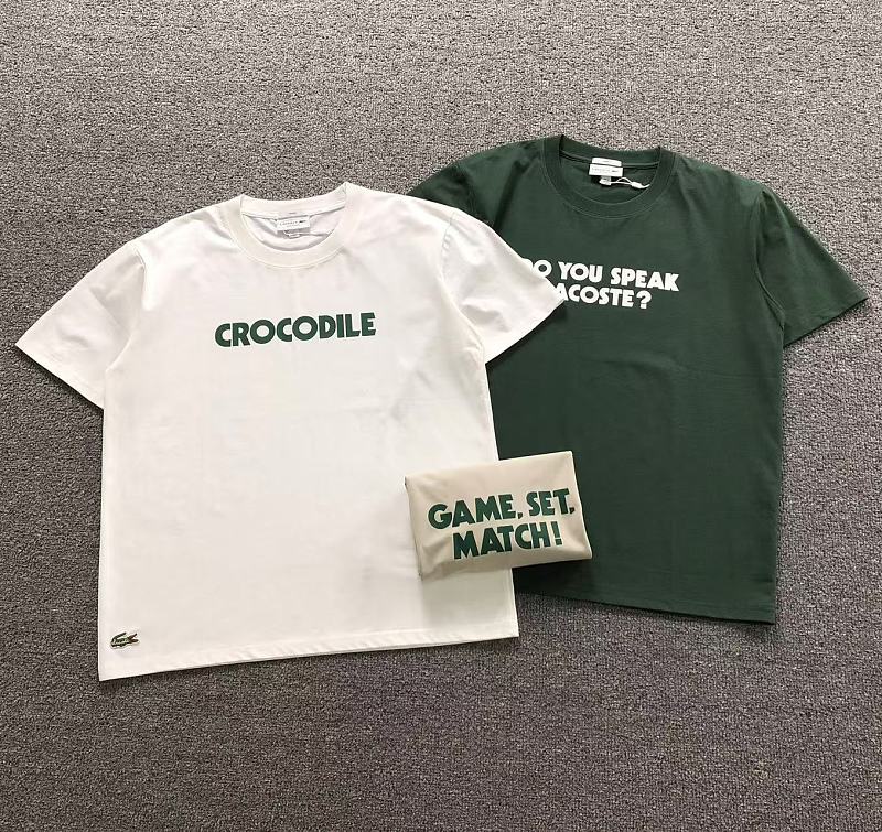LACOSTE T-SHIRT 42062404001（im 170cm 60kg i wear size M in the phot）