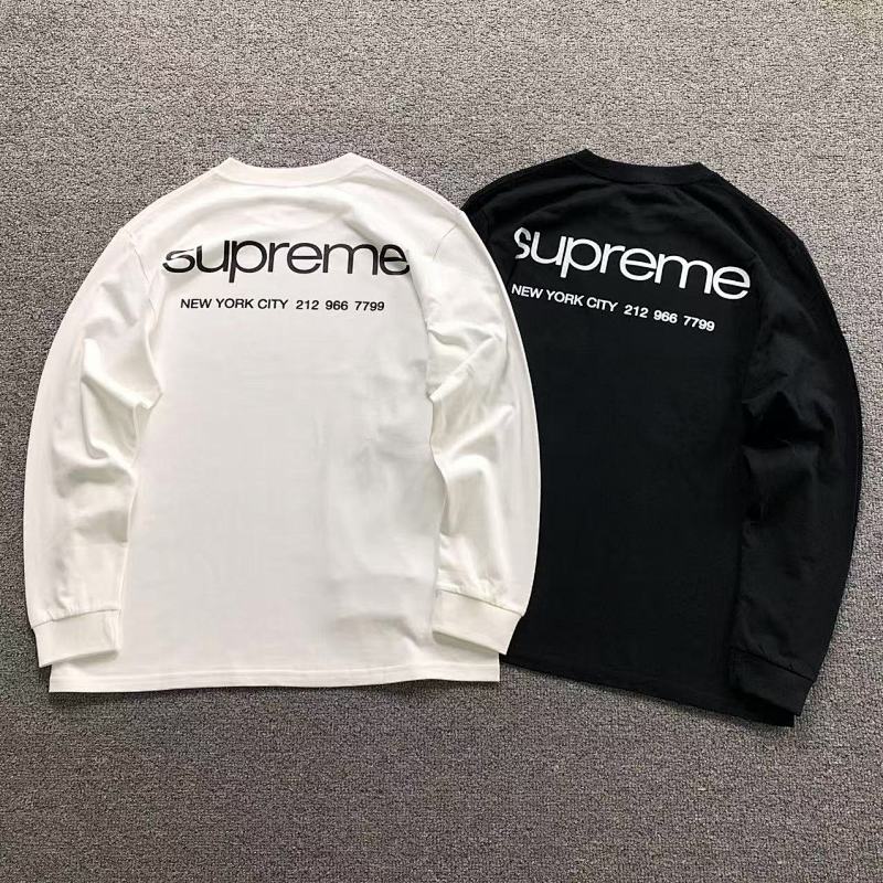 SUPREME LONG SLEEVED 592712123（im 170cm 60kg i wear size M in the phot）