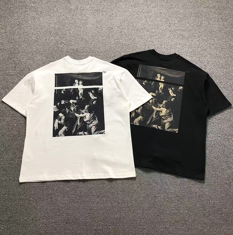 OFF-WHITE T-SHIRT 4123008165（im 170cm 60kg i wear size S in the phot）