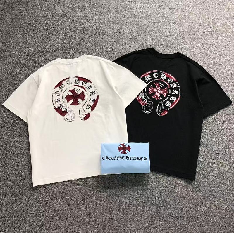 CHROME HEARTS T-SHIRT 3205290221（im 170cm 60kg i wear size M in the phot）