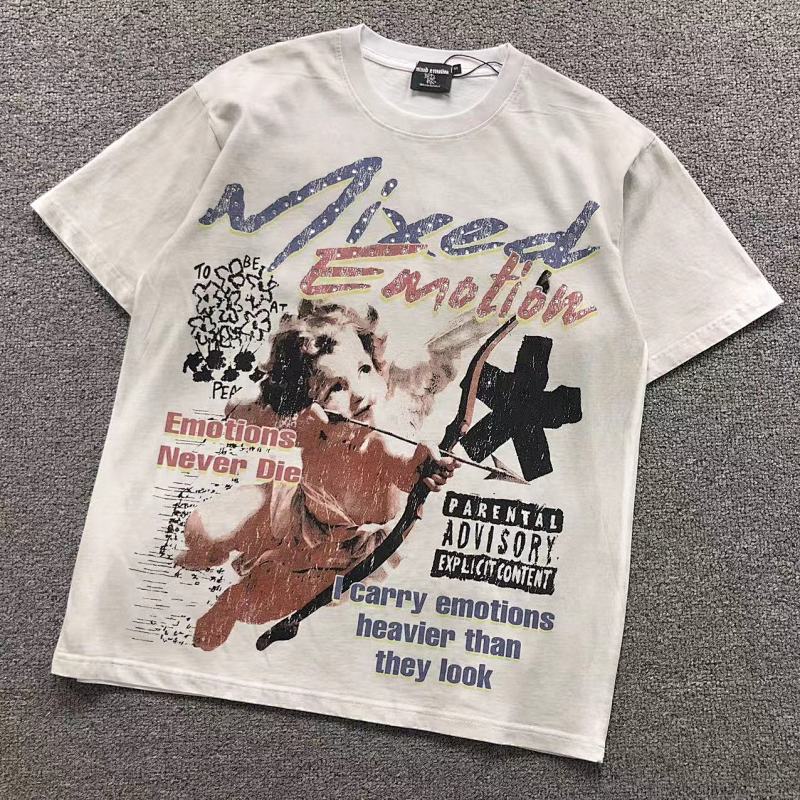 MIXED EMOTION T-SHIRT 3203301317（im 170cm 60kg i wear size S in the phot）