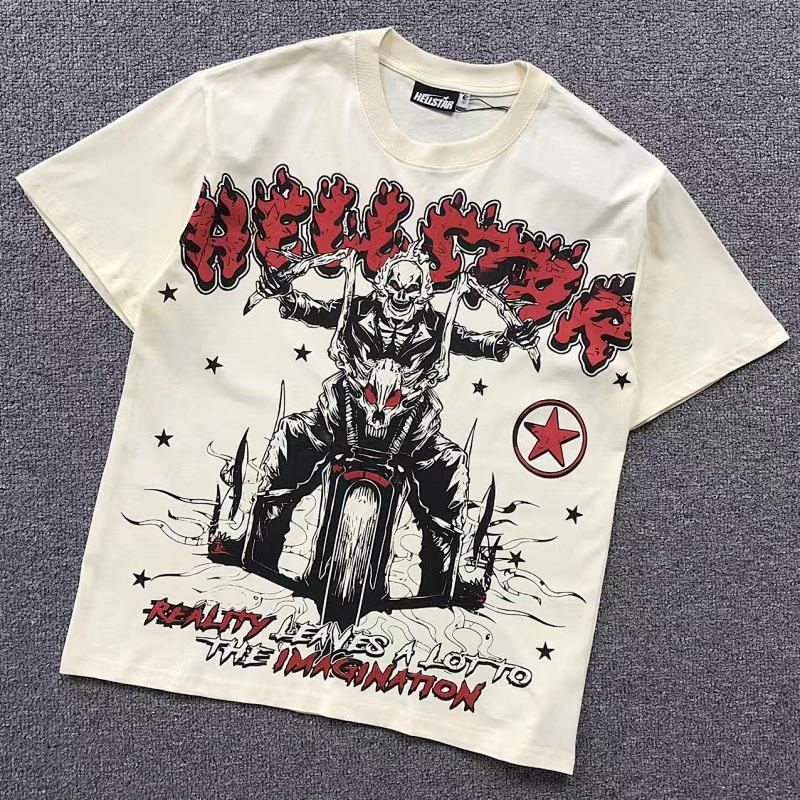 HELLSTAR T-SHIRT 502261617（im 170cm 57kg i wear size S in the phot）