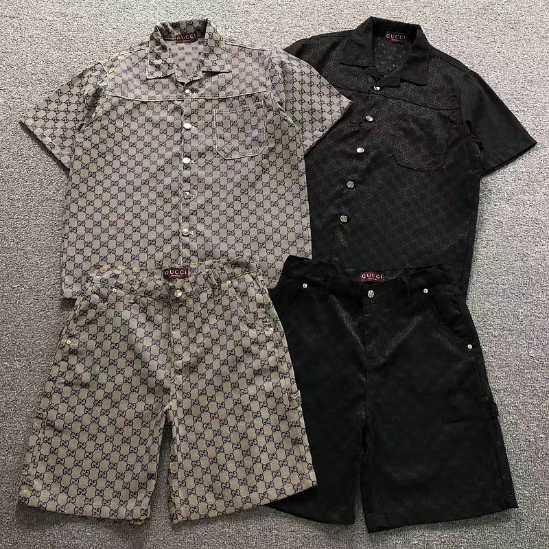 TOP SHORTS GUCCI SHORTS SHIRT 2205140701（im 170cm 60kg i wear size XL in the phot）