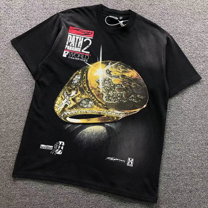 HELLSTAR T-SHIRT 3108251272（im 170cm 60kg i wear size M in the phot）