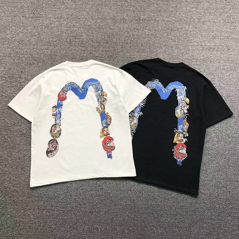 EVISU T-SHIRT 572532134（im 170cm 60kg i wear size L in the phot）