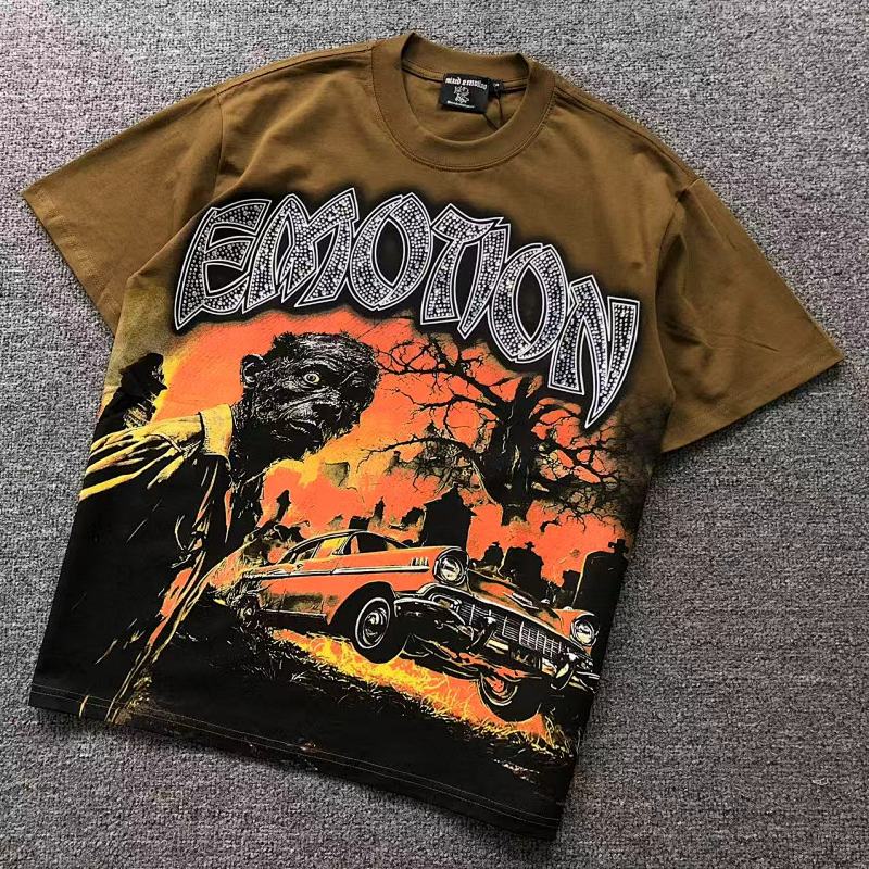 MIXED EMOTION T-SHIRT 3112063017（im 170cm 60kg i wear size S in the phot）