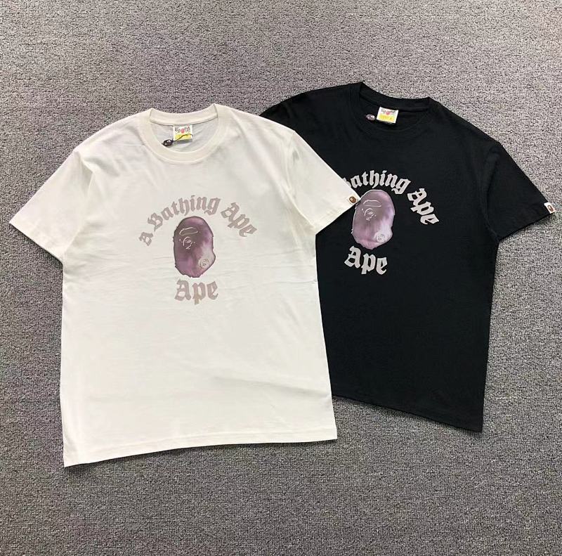 BAPE T-SHIRT 4107301398（im 170cm 60kg i wear size S in the phot）