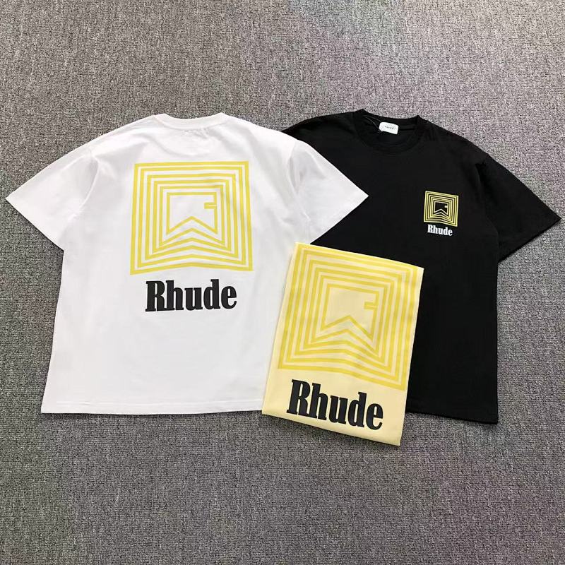 RHUDE T-SHIRT 412192317（im 170cm 57kg i wear size M in the phot）
