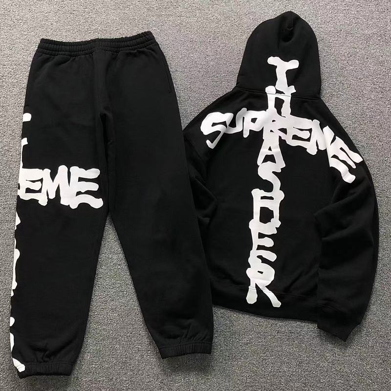 TOP TROUSERS SUPREME HOODIE TROUSERS 52071621182 im 170cm 60kg i wear size 上M下S in the phot
