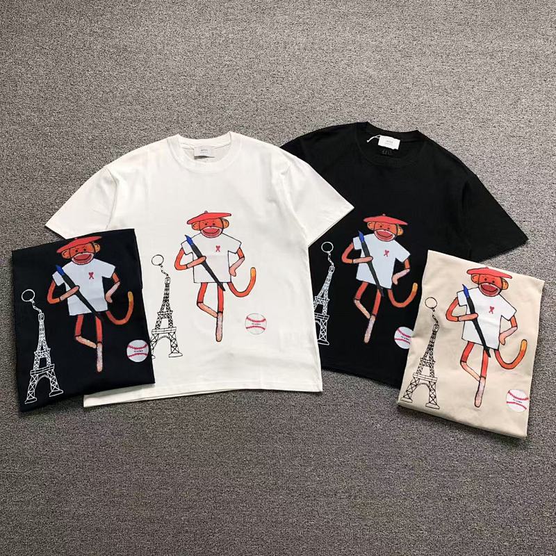 AMI T-SHIRT 3203201621（im 170cm 60kg i wear size M in the phot）
