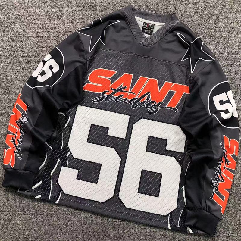 SAINT MICHAEL LONG SLEEVED 59041071（im 170cm 60kg i wear size M in the phot）