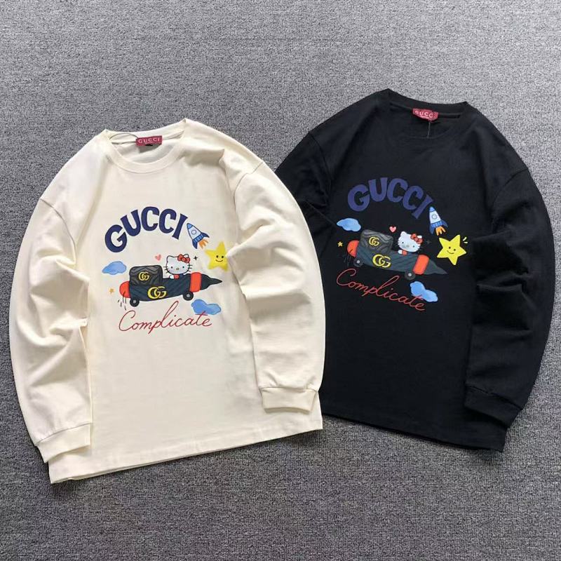 GUCCI LONG SLEEVED 3108042821（im 170cm 60kg i wear size S in the phot）