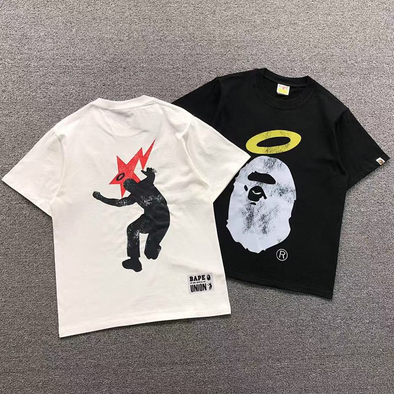 BAPE T-SHIRT 4105030798（im 170cm 60kg i wear size S in the phot）