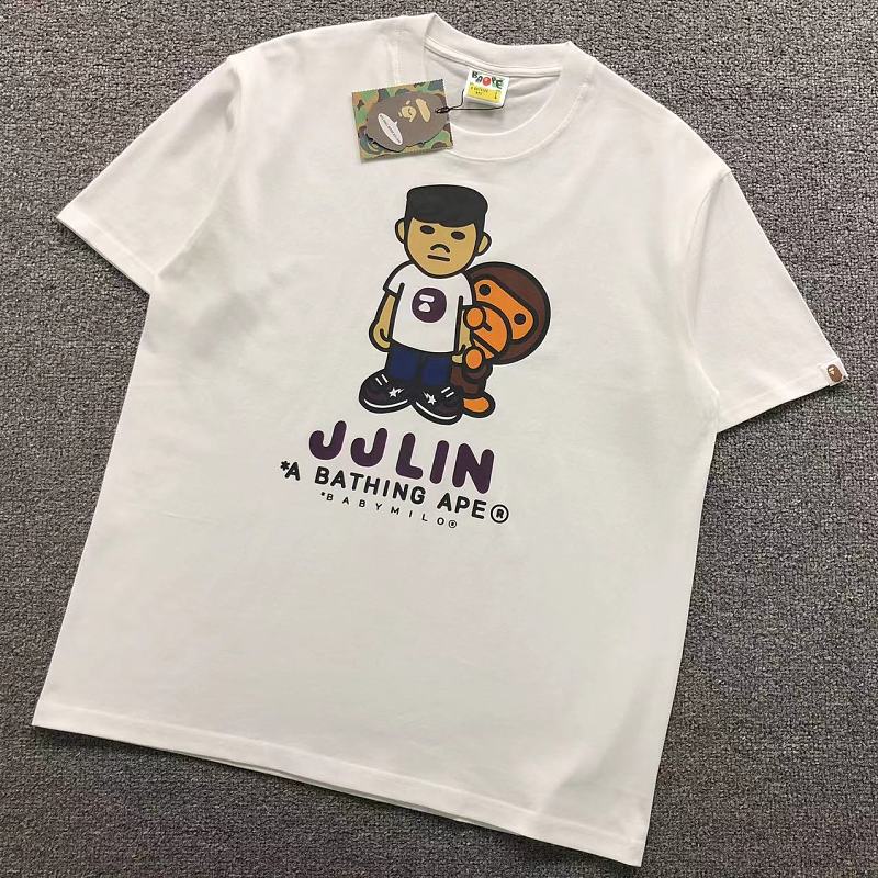 BAPE T-SHIRT 124151331（im 170cm 60kg i wear size L in the phot）