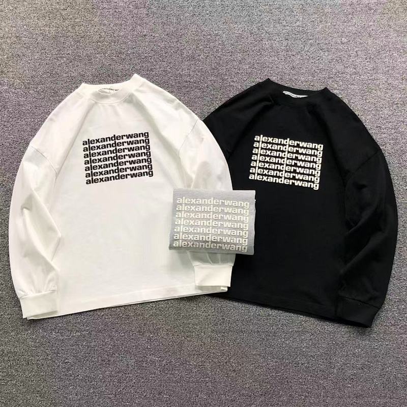 ALEXANDER WANG LONG SLEEVED 4110140277（im 170cm 60kg i wear size L in the phot）