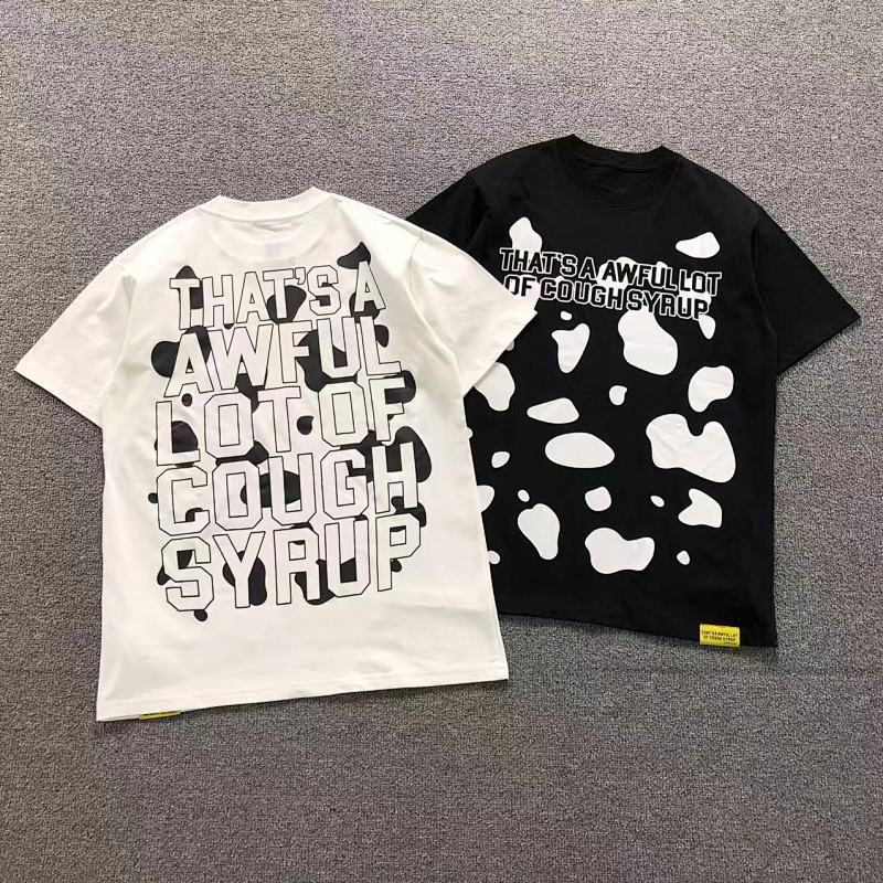 COUGH SYRUP T-SHIRT 3109203572（im 170cm 60kg i wear size M in the phot）