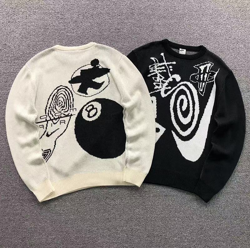 STUSSY NIKE SWEATER 2181101001（im 170cm 60kg i wear size M in the phot）