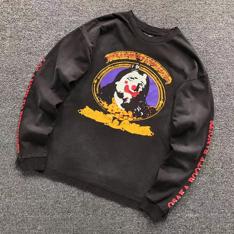 SAINT MICHAEL LONG SLEEVED 41040501517（im 170cm 60kg i wear size L in the phot）