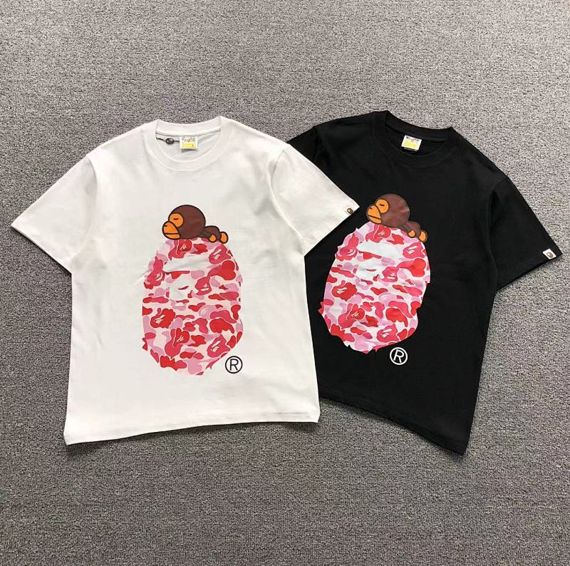 BAPE T-SHIRT 4105030498（im 170cm 60kg i wear size S in the phot)