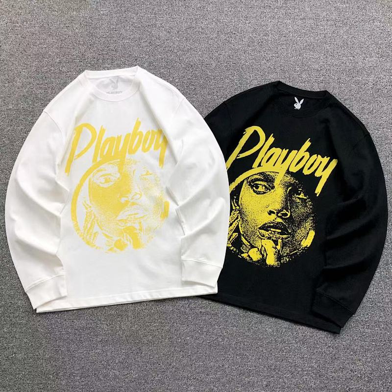 PLAYBOY LONG SLEEVED 412221002（im 170cm 57kg i wear size M in the phot）