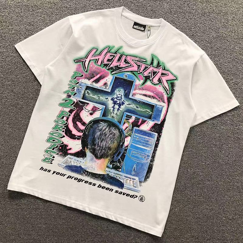 HELLSTAR T-SHIRT 22040665125（im 170cm 60kg i wear size L in the phot）