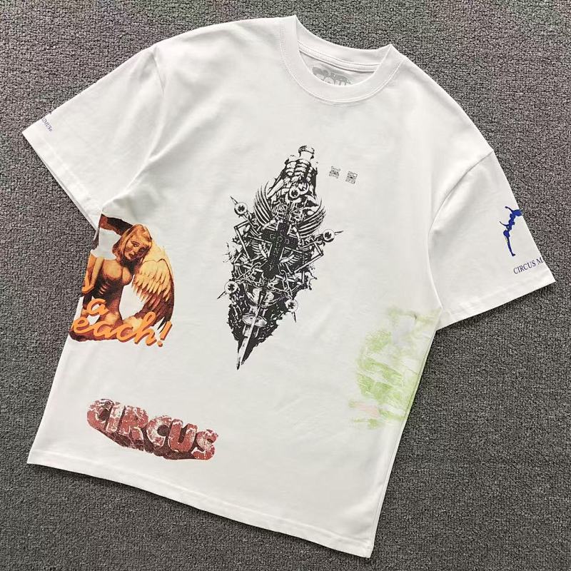 TRAVIS SCOTT T-SHIRT 505217791（im 170cm 60kg i wear size S in the phot）