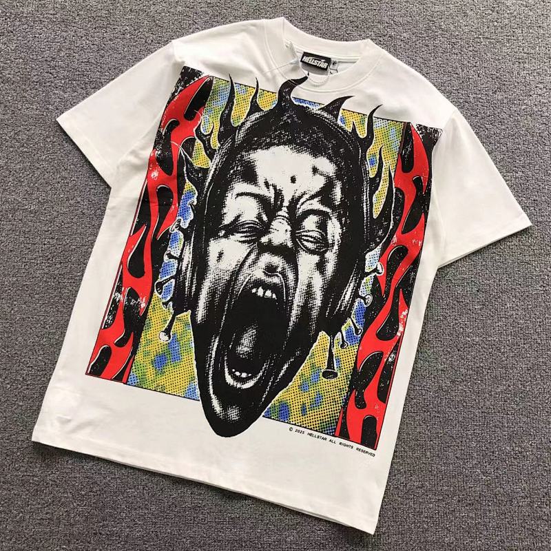 HELLSTAR T-SHIRT 3105301872（im 170cm 60kg i wear size M in the phot）