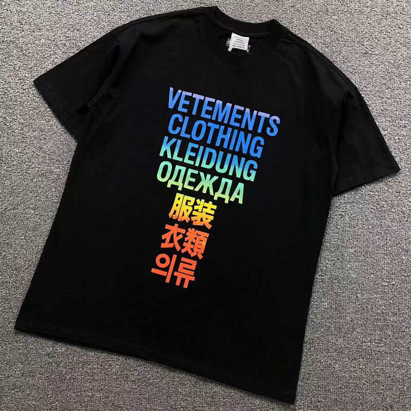 VETEMENTS T-SHIRT 482315145（im 170cm 60kg i wear size S in the phot）